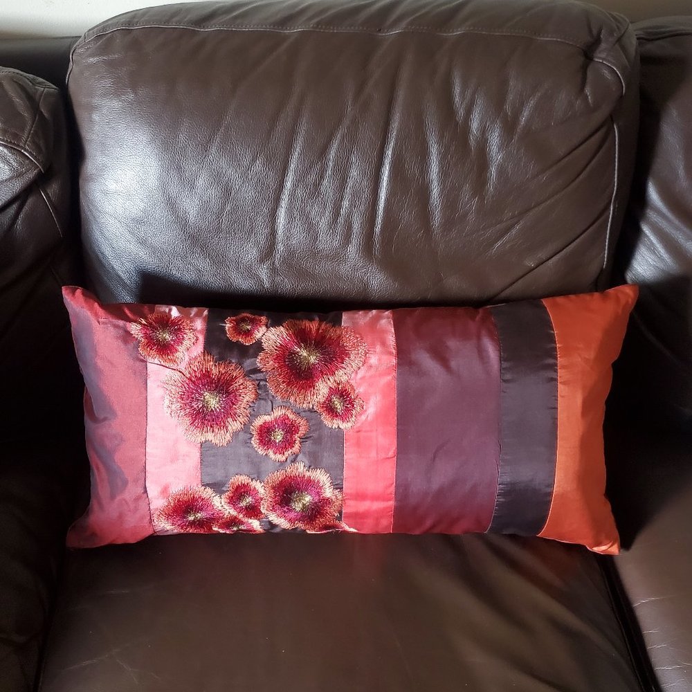 Crate & Barrel Brera Stripe Pillow - EUC